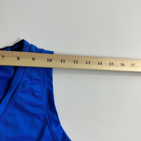 Nike Pro Tank Top Women's Size Small Blue Training Active Gym Training Running - Picture 7 of 9